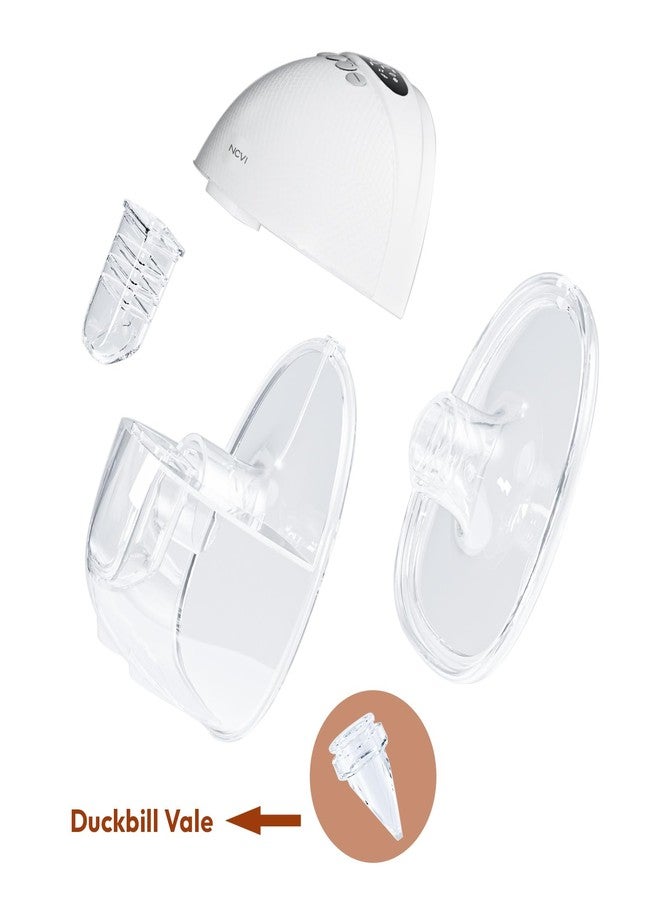 NCVI Duckbill Valves Compatible with NCVI Wearable Breast Pump 8111/8131, BPA-Free Food Grade Silicone Breast Pump Replacement Accessories, 2 Pack Set - Image 3